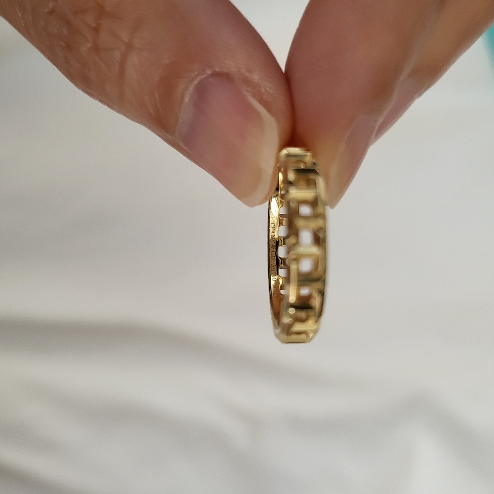 Tiffany T true 18Y gold ring - Picture 5 of 5